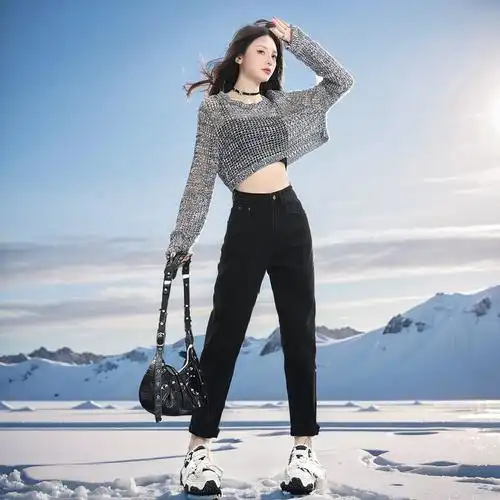 策恩公牛ceenbulled女士牛仔裤