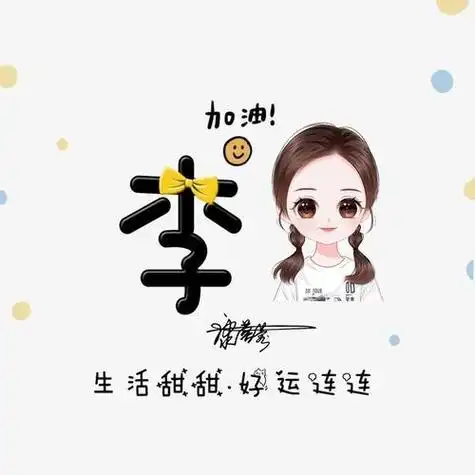 经典卡通姓氏头像推荐你值得拥有