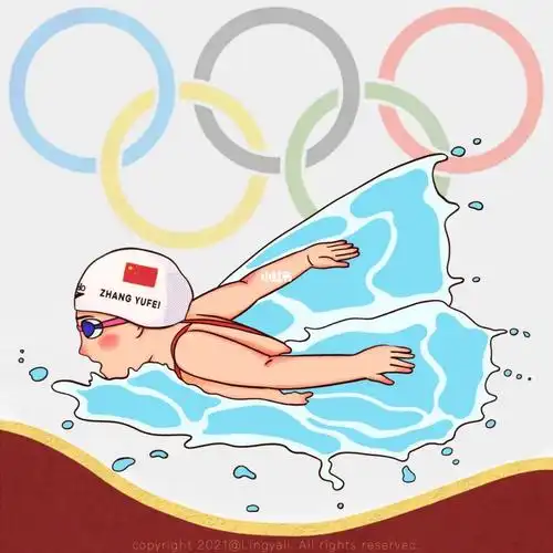 2020年7月29日,东京奥运会女子200米蝶泳决赛中,中国选手张雨霏@o张雨