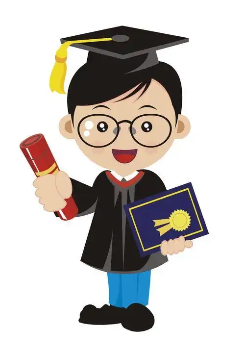 学士服学士帽贺卡学士服贺卡