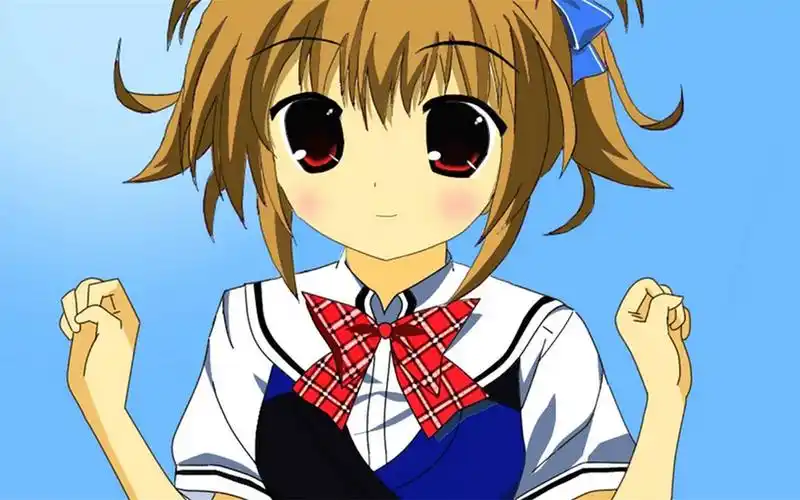 日漫《灰色的乐园》可爱动漫美女图片桌面壁纸