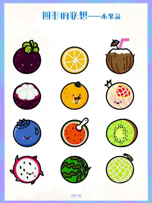 no3手帐简笔画素材创意联想练习圆3