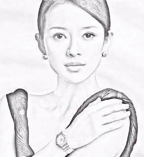 10位女明星的素描画像谁最像你能认出几个