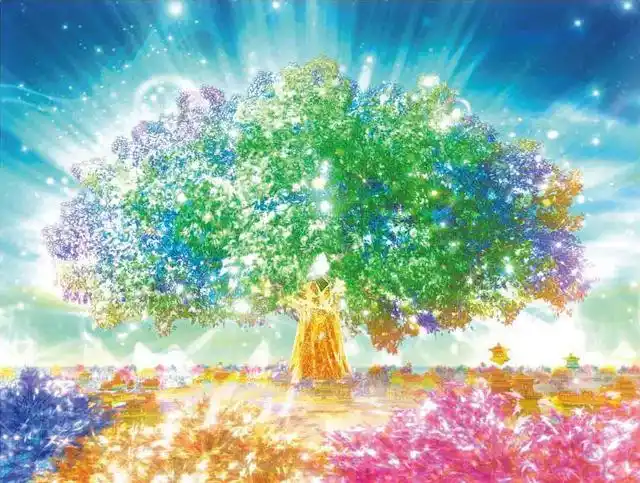 极乐世界,其道场树无量光色
