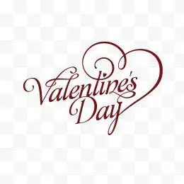 情人节心形文字