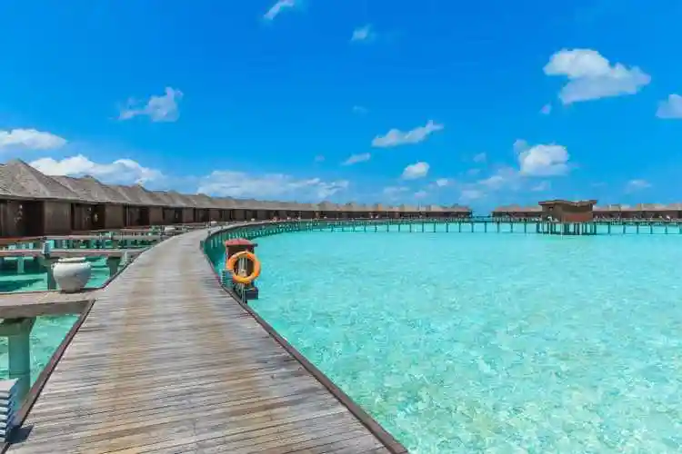 迷人的马尔代夫的海