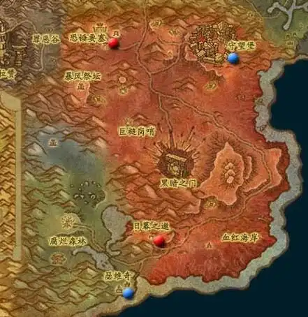 大灾变地图详细位置坐标-东部王国(24)