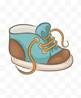 卡通婴儿鞋矢量图下载