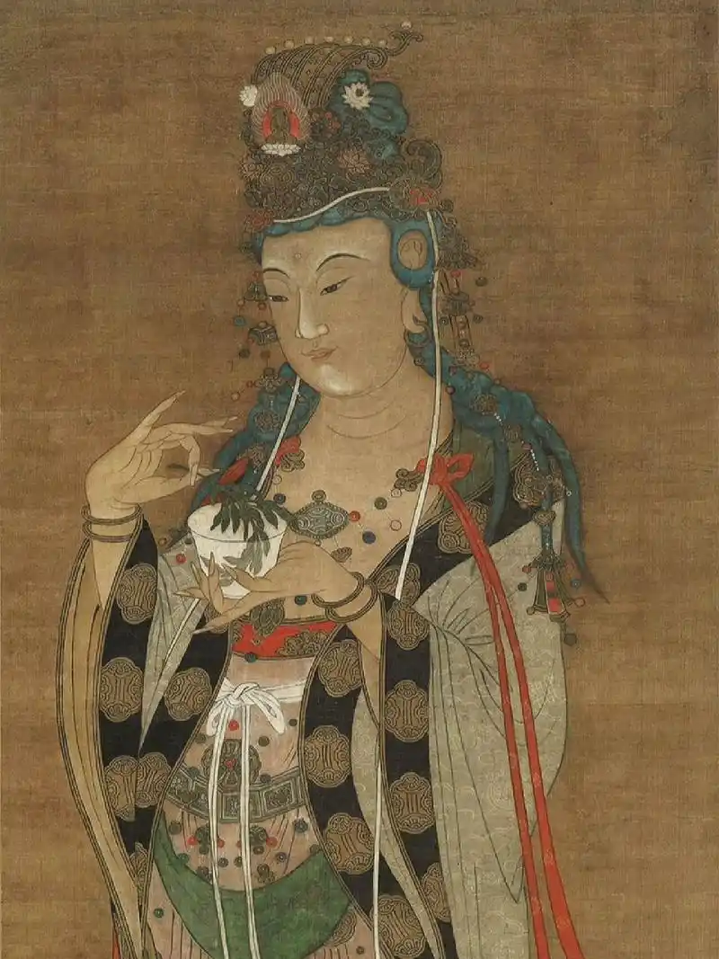 宋|观音大士轴 台北故宫藏 #宋画# #人物画# #观音