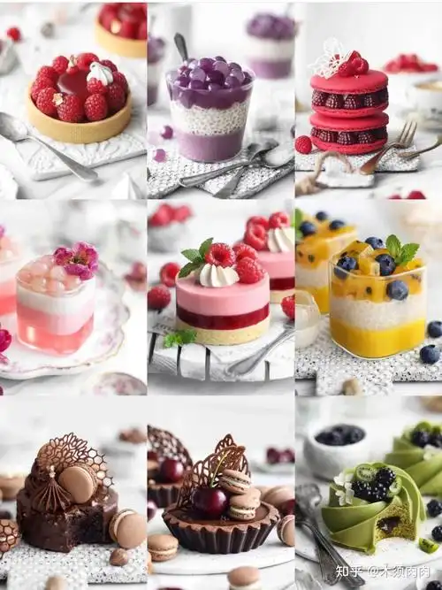 精致甜品九宫格