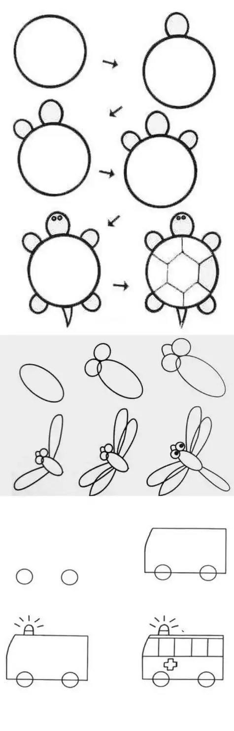 简笔画绘画技巧简笔画技巧简笔画技巧 人物篇 风景篇 动物篇 生活用品