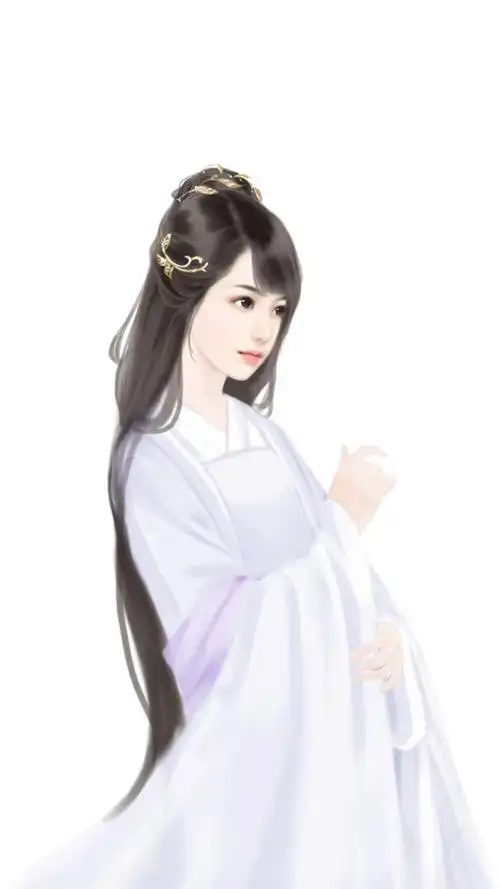 古装女子手绘