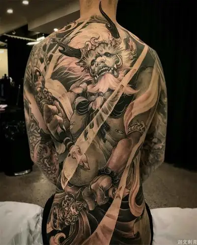沙坪坝纹身满背牛魔王纹身图案推荐