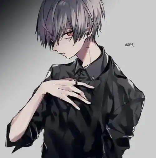 艺术家系列no.701-黑野京rip2 韩国画师 日系漫画酷帅病娇美少年