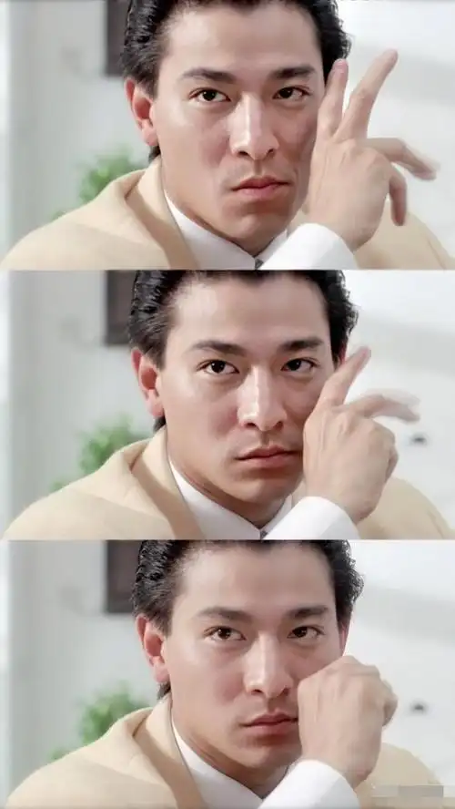 港片《赌侠》里的刘德华,港风的发型,服装都特别漂亮,英气逼人!