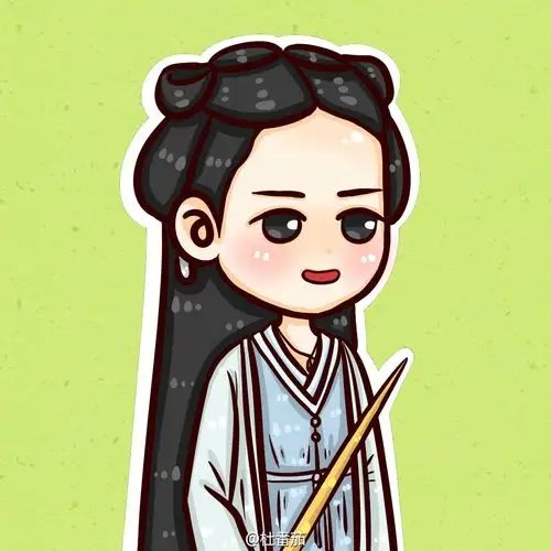 赵丽颖 《花千骨》 漫画 转自微博