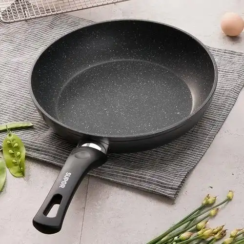 苏泊尔平底锅家用麦饭石不粘锅炒锅小煎饼锅牛排锅电磁炉不沾煎锅