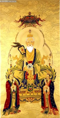 道教三清人物图片