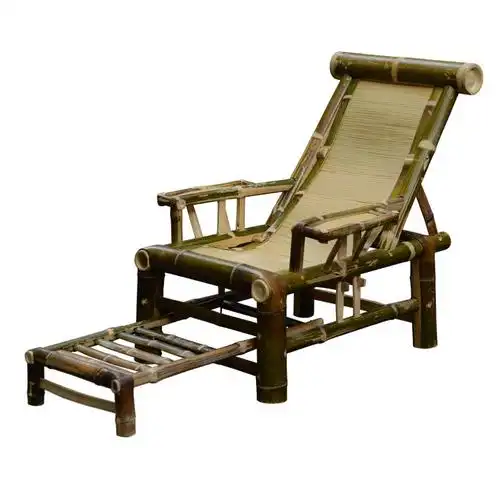 阳台椅子田园整装竹制靠背椅品竹躺椅