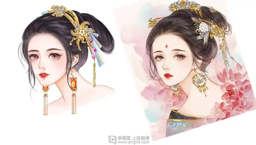 作业:水墨风古风插画学习与训练方法 - 阿陌 - 轻微课
