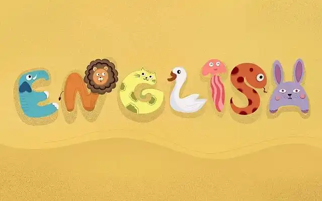 动物英文字母英语培训可爱动物psd