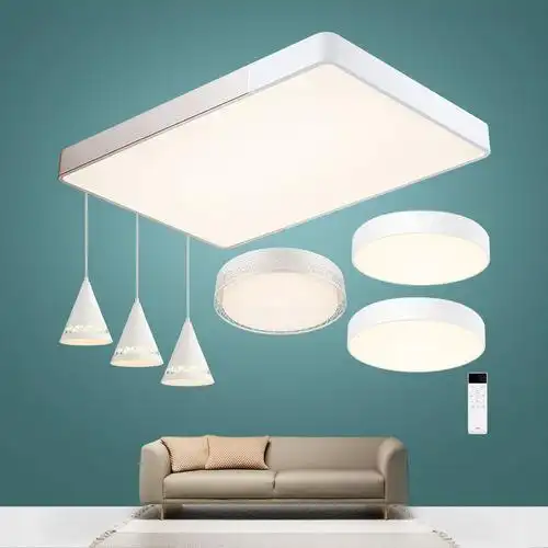 雷士照明三室两厅led吸顶灯简约现代客厅灯灯具客厅灯灯具套餐