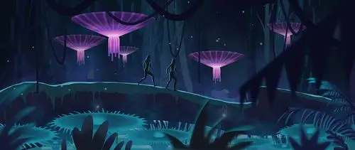 阿凡达插画创作