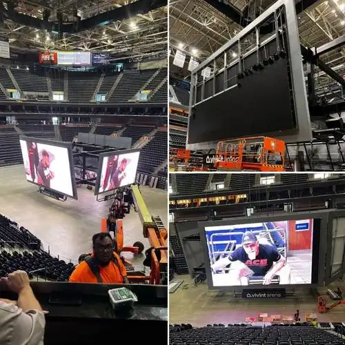 犹他爵士队主场馆威英特智能家居球馆位于犹他州盐湖城中心地带,是nba