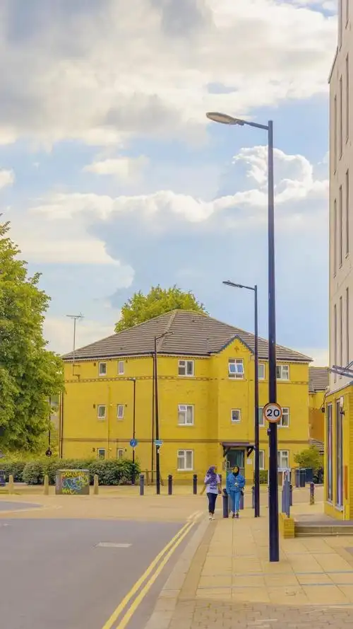 暖色系唯美街景,高清图片,手机壁纸