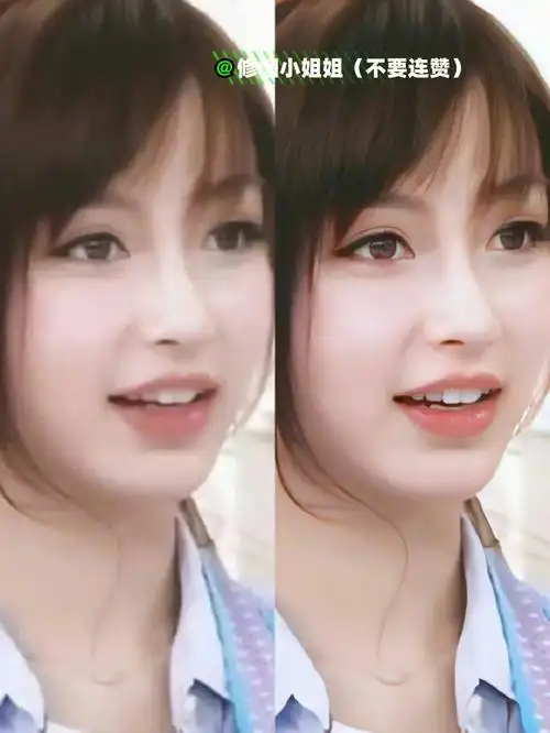 颜app考古了#angelababy  早期老照片和童年照,发现她小时候可可爱爱