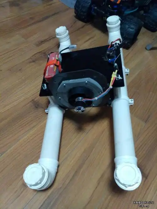 手工diy pvc管涵道船模,照模友的做的,在此表示感谢!