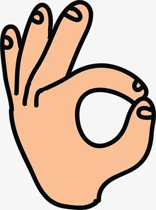 我的手指简笔画卡通