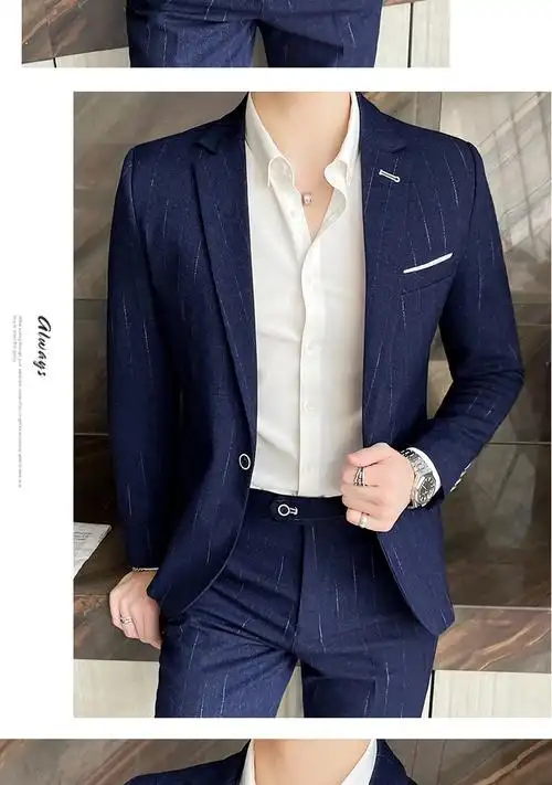 南极人nanjiren西服套装男修身新郎结婚礼服伴郎休闲男士小西装外套