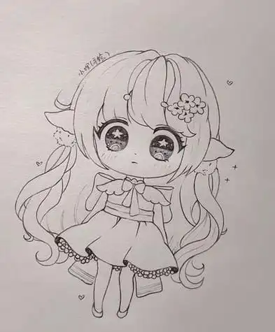 画画女孩画画女孩简笔画|可爱小女孩头像人物简单易学手绘画画女孩简