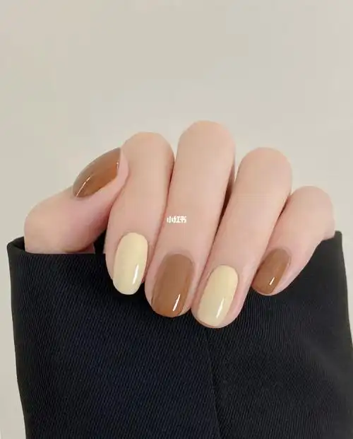 黄黑皮放心冲milimi指甲油552冰透奶白色257可可#辣妹美甲   #美甲