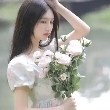 高颜值耐看侧脸女头 又仙又温柔的唯美长发飘逸女头_女生头像_美头网