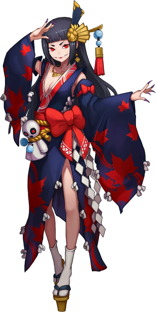 鬼女红叶觉醒前立绘