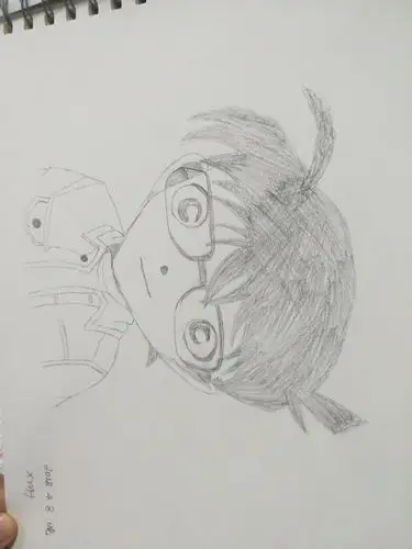 柯南动画铅笔画