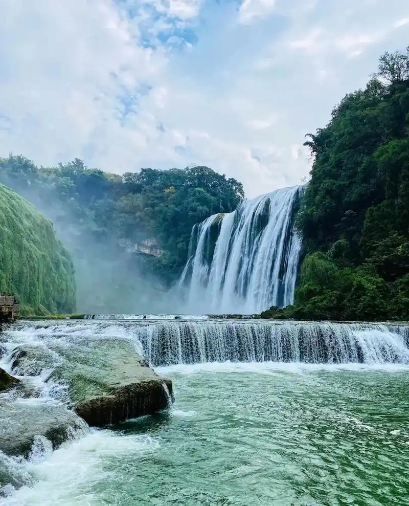 中国最大瀑布——黄果树大瀑布.黄果树瀑布,即黄果树大瀑布.古 - 抖音