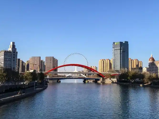 金钢桥与摩天轮同框