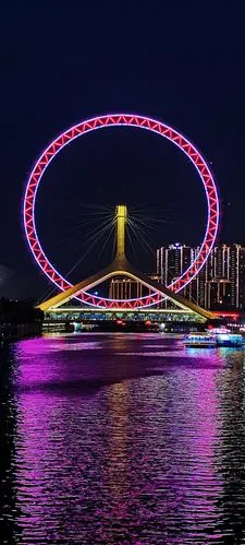 夜晚的天津之眼
