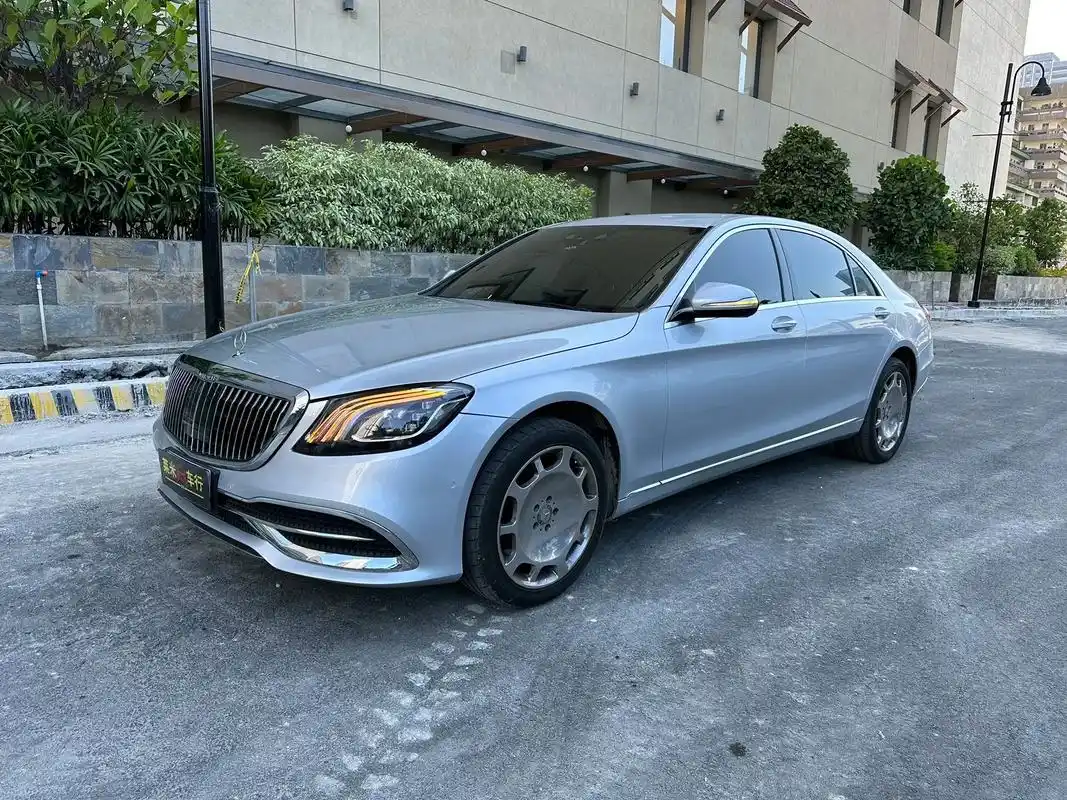 奔驰s400迈巴赫前脸和轮毂.2015款,29000公里奔驰 - 抖音