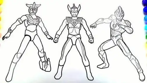 维克特利奥特曼简笔画怎么画