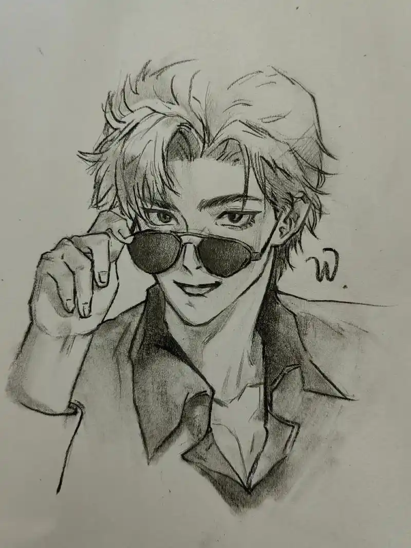 漫画 #临摹 #帅哥  - 抖音