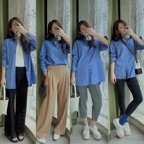 其实还有更多搭配可能性,配裙子,配牛仔裤,配白色下装,这个夏天我要一