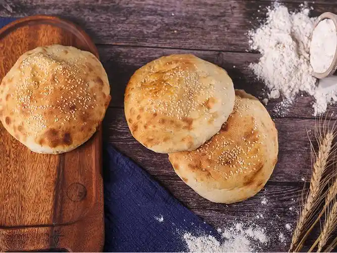 橙伯乐河南特产土吊炉烧饼高炉火烧五香芝麻饼馍1250g 4甜6咸【图片