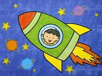 梦想的王国儿童简笔画