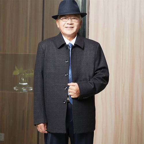 60岁爸爸装冬装外套