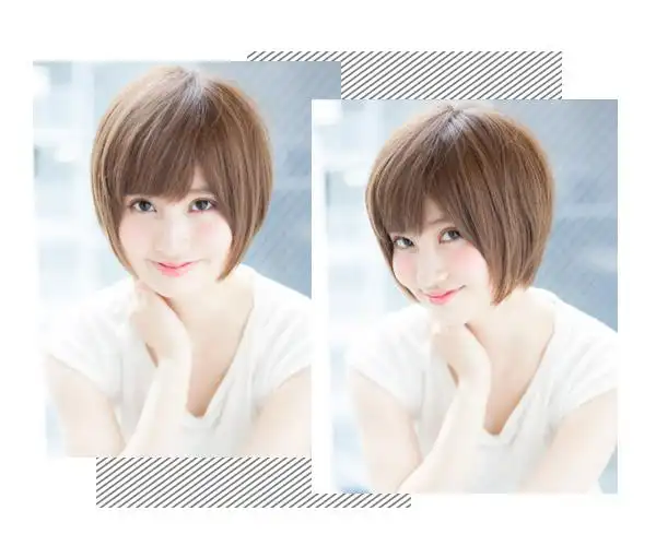 这些短发&波波头是好看的小颜发型