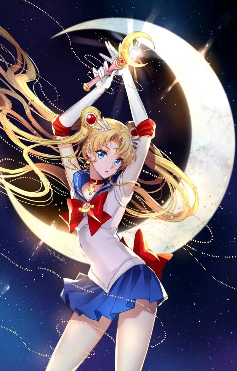 美少女战士高清手机壁纸图片分享,重温经典动漫角色,少女心萌动